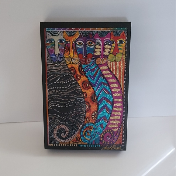 Laurel Burch Other - Laurel Burch Canvas Gatos Fantasticos Cat 10x15 Wall Art